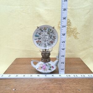 Vintage Mini Floral Ceramic Lantern